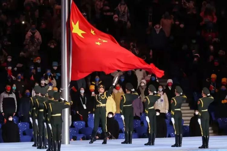 2022冬奥会开幕式升国旗
